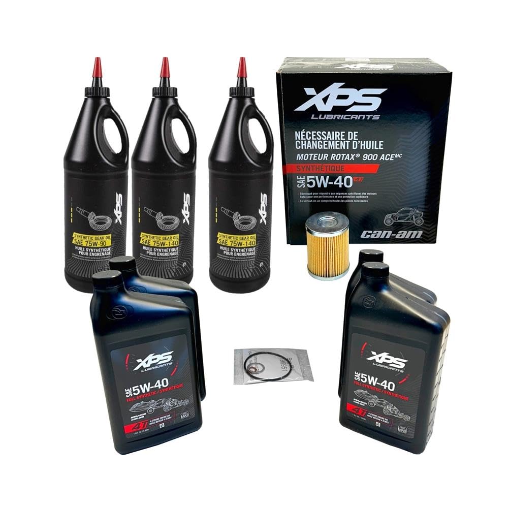 RX3-yagiC4出品 Amazon.com: Can Am Maverick X3 5W40 Oil Change Kit W/Gear Oil #Ac